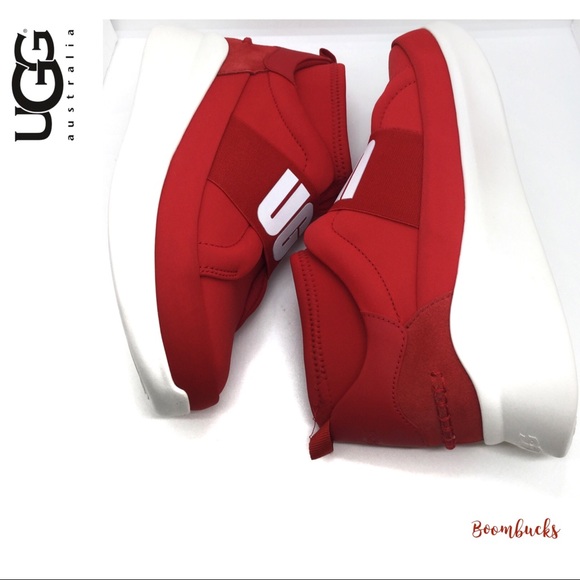 Ugg Neutra Red Chunky Sneakers - Picture 8 of 15